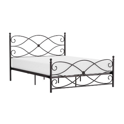 Queen Kensie Metal Platform Bed Oiled Bronze - Hillsdale Furniture