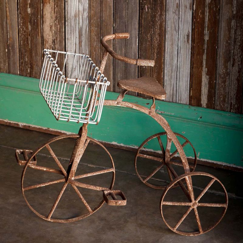 Park Hill Collection Vintage-Style Tricycle Planter, 2 of 3