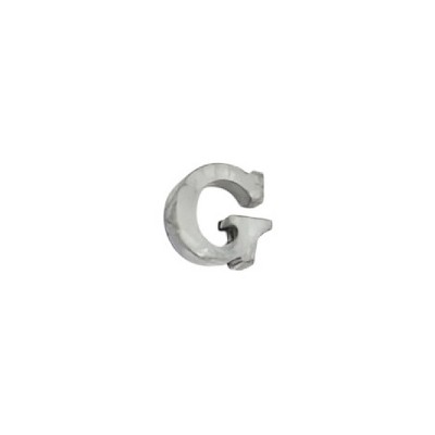 Slickblue Zinc Alphabet Letters, Individual A-Z & "&" Symbol, Wall Letters, Modern, Silver, 2.5"x2" Each