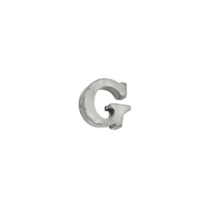 Slickblue Zinc Alphabet Letters, Individual A-Z & "&" Symbol, Wall Letters, Modern, Silver, 2.5"x2" Each - 1 of 4