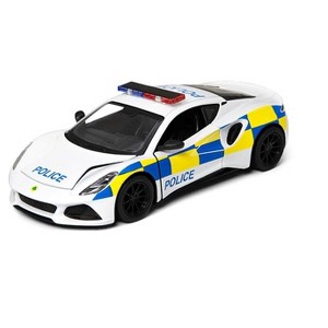 KiNSMART Lotus Emira Police Car, 1:34 Scale, 5 Inch, Diecast Metal, Pull Back Action Model - 1 of 1