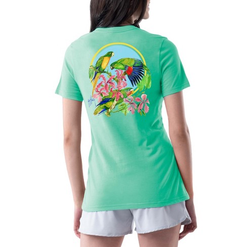 Guy Harvey Women's Graphic Short Sleeve V-Neck T-Shirt - image 1 of 3