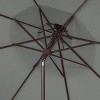Milan Fringe 9Ft Double Top Crank Umbrella - PAT8208 - Safavieh - 3 of 4