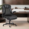 Bosmiller High Back Executive Office Chair,  Ergonomic Computer Desk Chair with Rocking Function, Flip-Up Armrests and Lumbar Support - 2 of 4