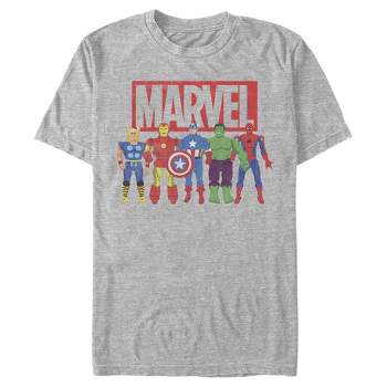 Men's Marvel Avenger Action Figures T-Shirt