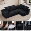 WJSHome 104 Inch Modular Sectional Cloud Couch, Boneless Sofa with Deep Seat, Comfy Fluffy Couch with L-Shaped Chaise,Right-Facing Chaise - 4 of 4