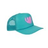 Valentine's Day Love Green Foam Trucker Hat - 3 of 4