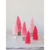 Storied Home Fabric Yarn Tree with Wood Block Base, Pink - 2 of 2