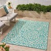 Outdoor Area Rug, 90"x63" Rectangle Easy-Cleaning Indoor Outdoor Home Decor For Living Room Dining Room Bedroom Backyard Porch Patio Kitchen - 4 of 4