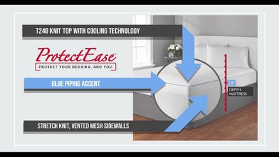 Twin Cooling Comfort Luxury Waterproof Mattress Protector