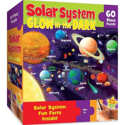 MasterPieces Inc Explorer Kids Solar System 60 Piece Glow In The Dark Jigsaw Puzzle