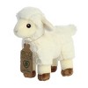 Aurora Small Lamb Eco Nation Eco-Friendly Stuffed Animal White 8" - 3 of 4