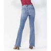 Women's High Waist Double Button Bootcut Jean - Judy Blue - 2 of 3