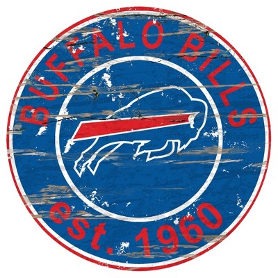 Buffalo Bills 12 Landscape Circle Sign