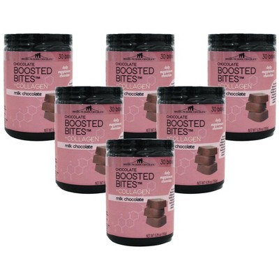 Brooklyn Born Chocolate Milk Chocolate Boosted Bites  Collagen - 6 bags, 5.29 oz each