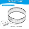Unique Bargains PET Plastic Folding Film Flexible Ruler with R Angle and Width Lines - 2 of 4