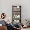 KTMBDW Ladder Bookshelf, 4 Shelf Bookcase Industrial Bookshelf Wood and Metal Bookshelves, Book Storage Shelves for Living Room, Bedroom, Home Office - 4 of 4