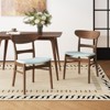 NicBex  Set of 2 Modern Retro Solid Wood Dining Chair,Upholstered Armless Chairs with Mid-Century Design for Kitchen,Living Room - 2 of 4