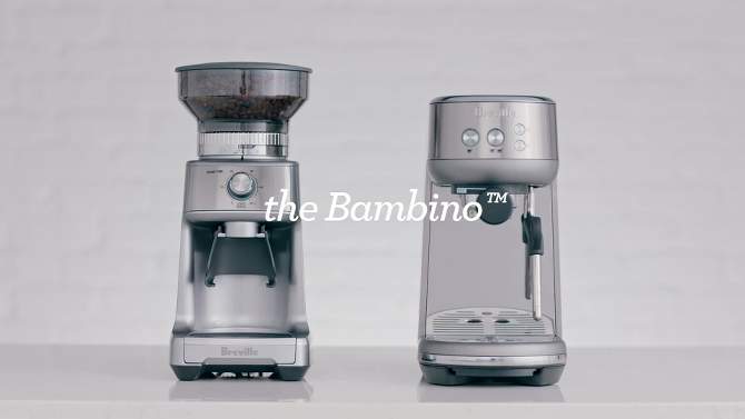 Breville Bambino Stainless Steel Espresso Maker Silver BES450BSS, 2 of 18, play video