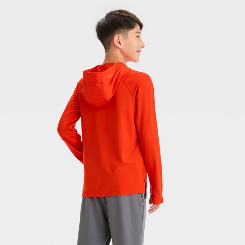 Boys&#39; Soft Stretch Hooded Sweatshirt - All In Motion™, 2 of 4