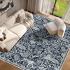 Tiger Print Carpet Large Washable Non-Slip, Thin Foldable Vintage Rug for Bedroom Living Room Office - 3 of 4
