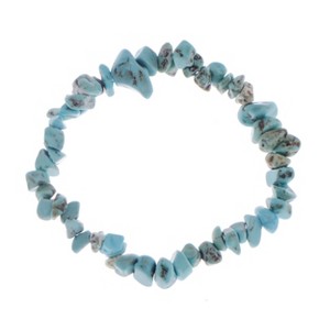 Natural Stone Chip Bracelet Irregular Gemstone Healing Crystal Quartz Bohemia Stretch Bead Bracelets - 1 of 4