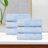 Rayon From Bamboo Cotton Blend Eco-Friendly Hypoallergenic Solid Bathroom Towel Set by Blue Nile Mills - 2 of 4