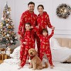 PATPAT Family Christmas Onesies Matching Sets Pajamas Vacation Cute Print Pjs Hoodie Sleepwear for Family  Couples Kids Reindeer - 2 of 4