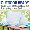 Impresa [3 Pack] Extra Large Tabletop Folding Mesh Food Tent with Easy Access Opening - Wind Resistant Collapsible Food Cover - 2 of 4