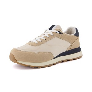 CUSHIONAIRE Men's Crest lace up Sneaker with +Comfort Foam - 1 of 4