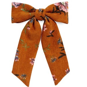 Shiraleah Floral Bow Clip - 1 of 3