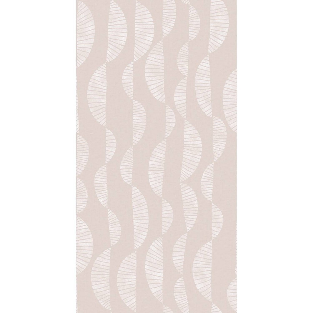 Photos - Wallpaper Roommates Seychelles Wave Peel and Stick  Pink 