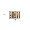 HomeRoots Set of Three Lea Faux Niche 3D Peel and Stick Wall Decals - 3 of 4