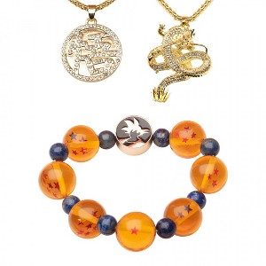 Adult Dragon Ball Z Necklace and Bracelet Gift Set - 1 of 2
