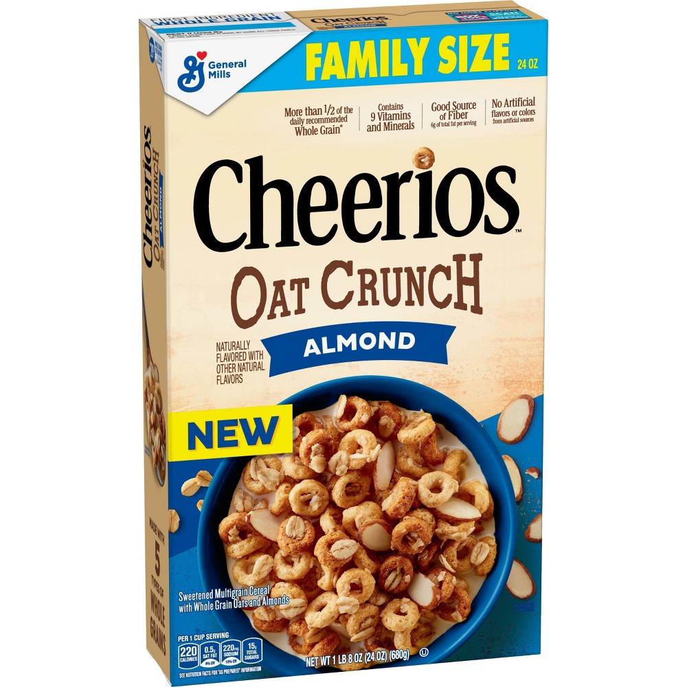 General Mills Cheerios Oat Crunch Almond Cereal - 24oz