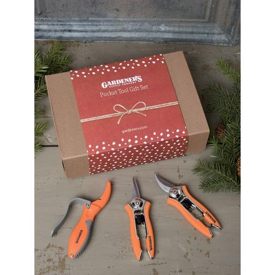 Gardener's Pocket Tool Set - Orange