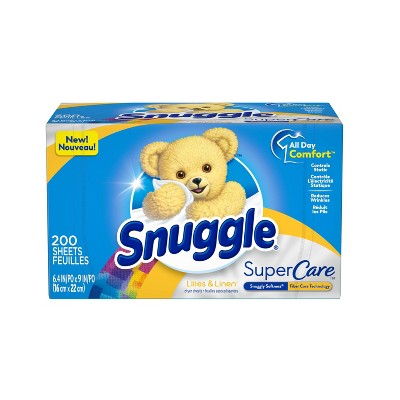 Snuggle Supercare Lilies &#38; Linen Dryer Sheets - 200ct