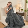Inhand Fleece Throw Blanket – 50"x60" Super Soft Lightweight Blanket with 3D Jacquard Weave Pattern Blanket for Couch and Bed - 4 of 4