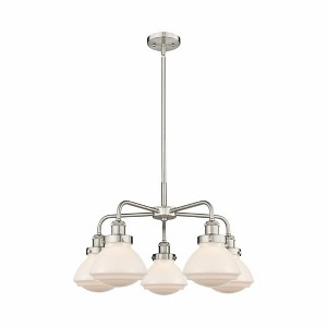 Olean - 5 Light Stem Hung Chandelier In Art Deco Style-13.5 Inches Tall and 24.5 Inches Wide - 1 of 1