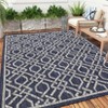 Modern Rug Soft  Non Slip Carpet Low Pile Stain Resistant Floor Cover Geometric Accent  Rug for Living Room Bedroom Nursery - 3 of 4