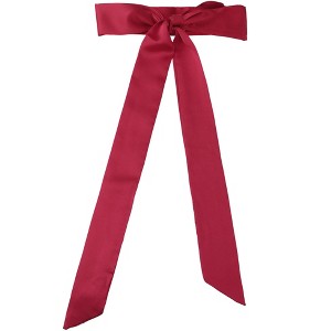 Allegra K Women's Skinny Solid Color Long Scarves Neckerchief 77.17" X1.97" - 1 of 4