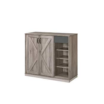 Toski Cabinet Rustic Gray Oak - Acme Furniture
