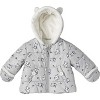 LONDON FOG Newborn Baby Girl and Boy Puffer Carbag Pram Snowsuit - 2 of 4