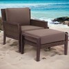 Courtyard Casual Buena Vista II 2 pc Club and Ottoman  Includes:  One Club Chair and One Ottoman - 2 of 4