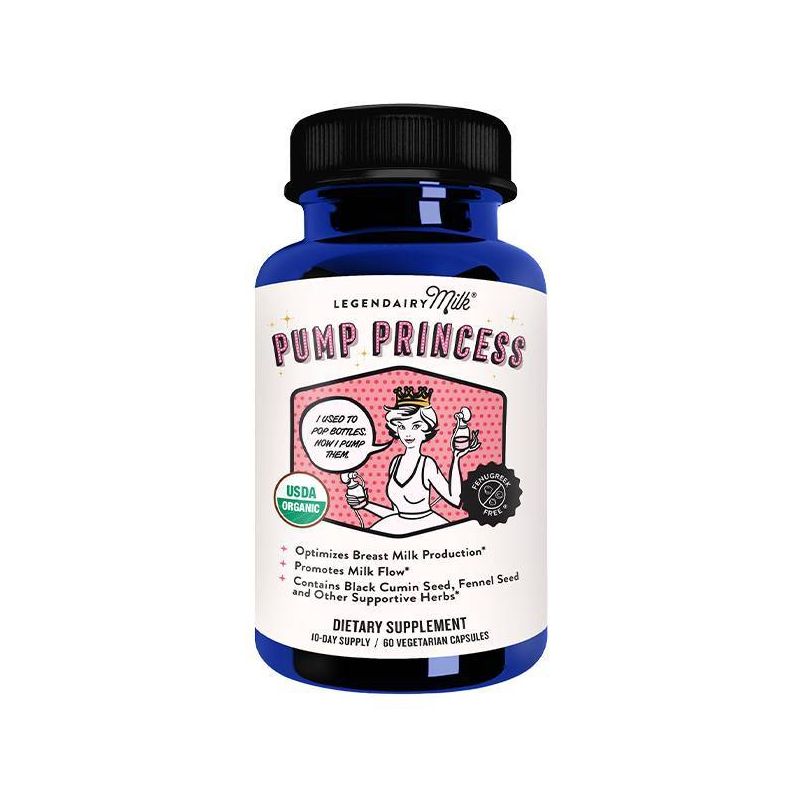 Legendairy Milk Pump Princess Vegan Lactation Supplement - 60ct, 4 of 15