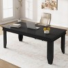 70 in Farmhouse Executive Desk, Large Home Dining Table, Work from Home Study Desk with Sturdy Wooden Frame, for Home Office - 4 of 4