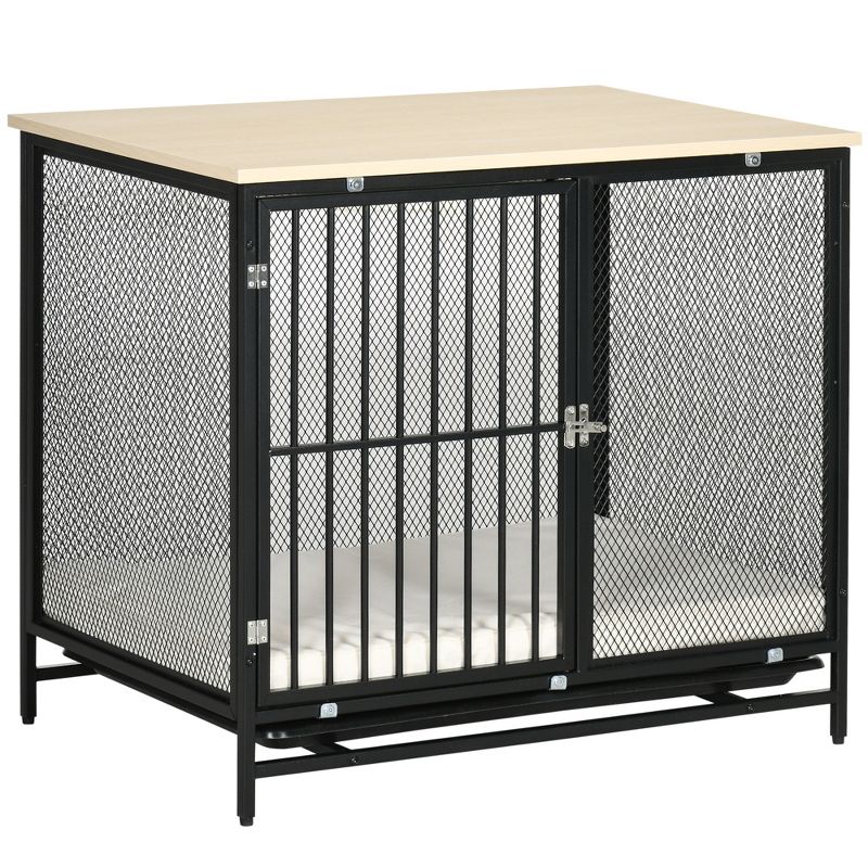 PawHut Anti-Chew Medium Dog Crate Furniture Pet Crate for Small Dogs, 1 of 8