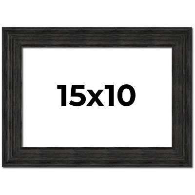 PosterPalooza | Photo Size Contemporary Black Frame - UV Acrylic, Foam Board Backing, Hanging Hardware