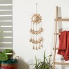34.85" Iron Eclectic Sun and Stars Windchime Gold - Olivia & May - 2 of 4