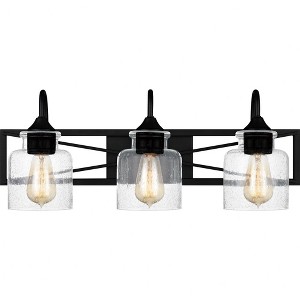 Quoizel Lighting Bartley 3 - Light Vanity in  Matte Black - 1 of 4